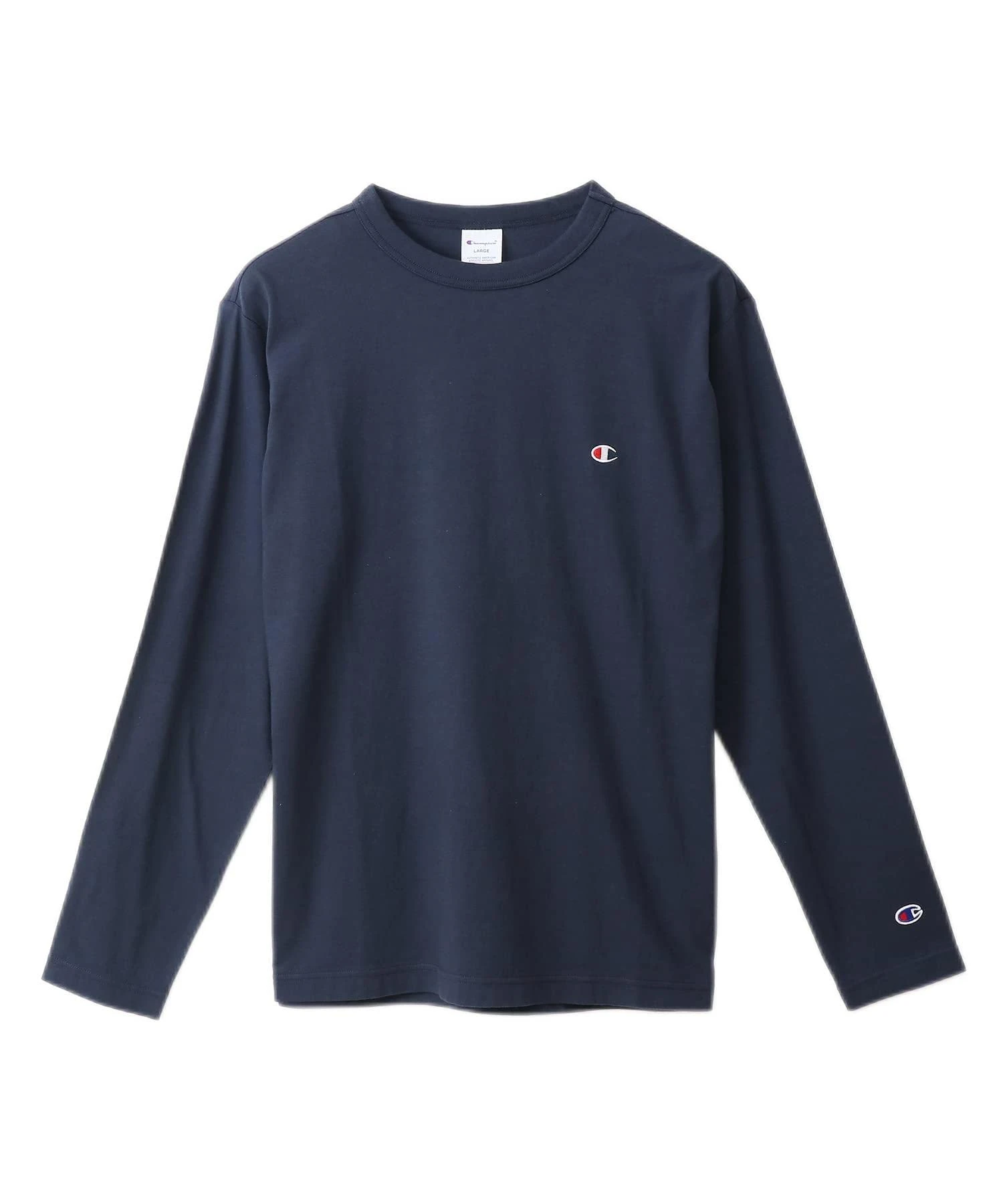 Áo thun dài tay cơ bản dành cho nam, tay dài, cổ tròn, 100% cotton.