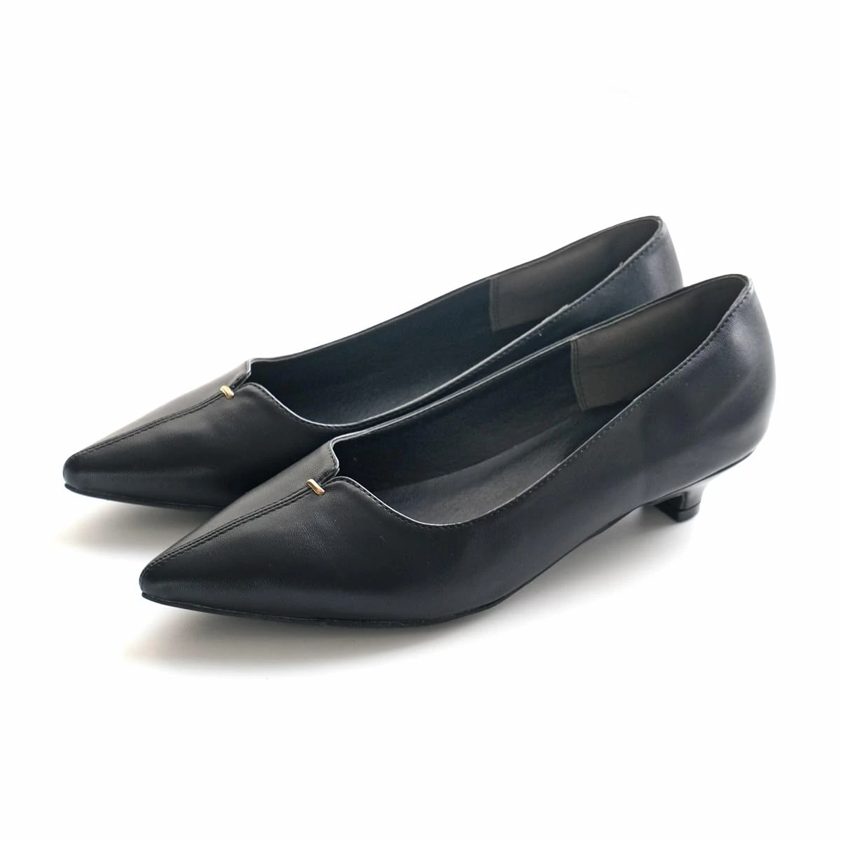 Giày cao gót mũi nhọn Amiami, gót 3cm, thiết kế V-cut dành cho nữ