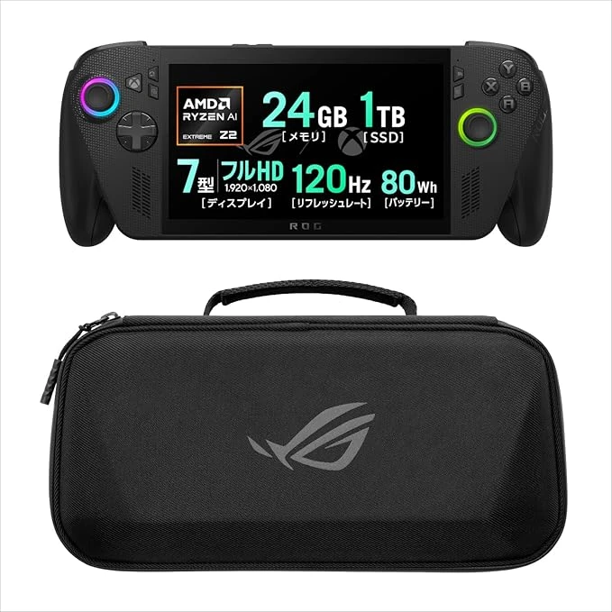 [Bộ sản phẩm] Máy tính chơi game ASUS ROG Xbox Ally X RC73XA 7 inch Ryzen AI Z2 Extreme 24GB RAM 1TB SSD