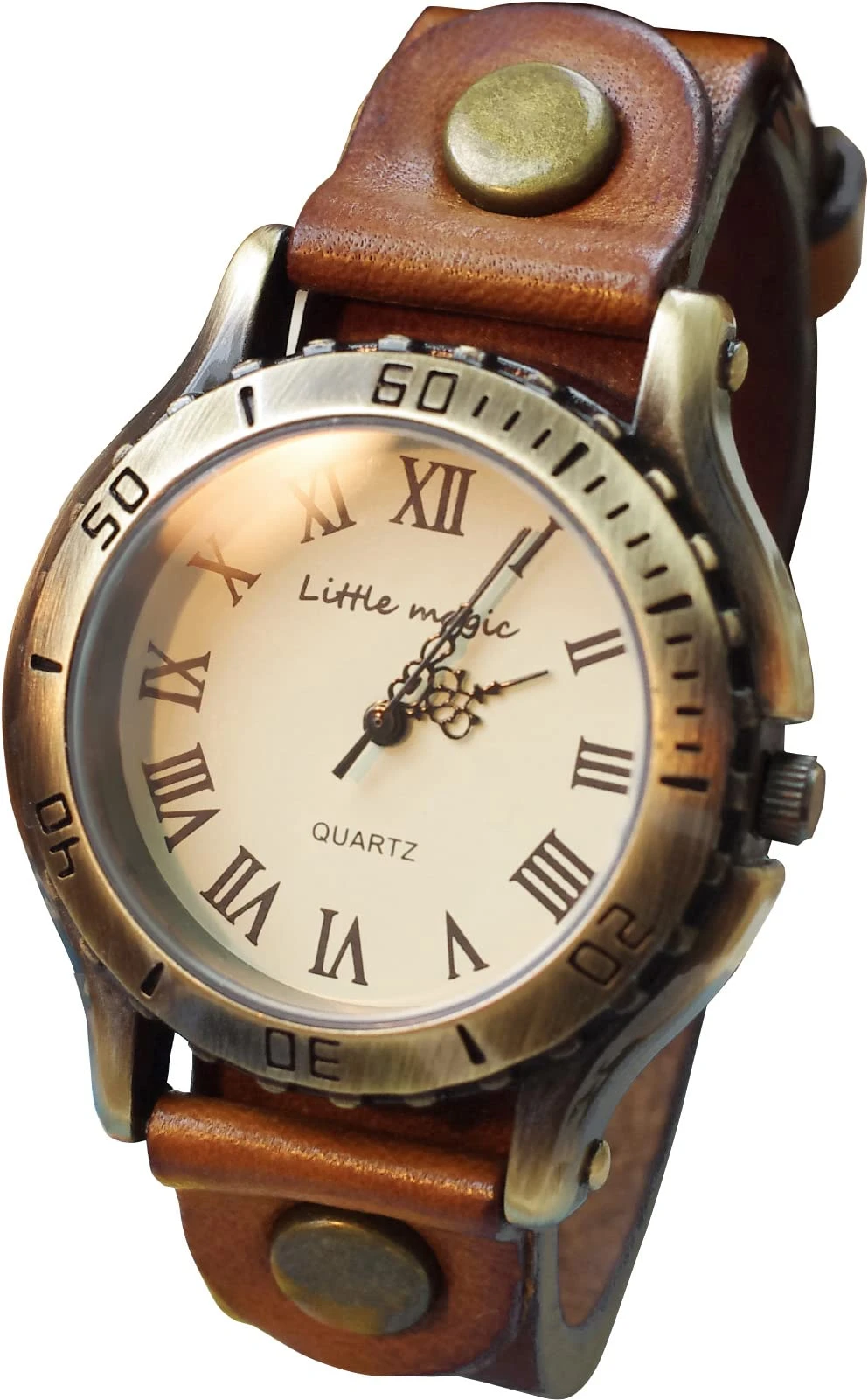 Đồng hồ đeo tay cho Nữ/Nam, Dây da thật, Chống nước, Kiểu dáng cổ điển, Không gây dị ứng