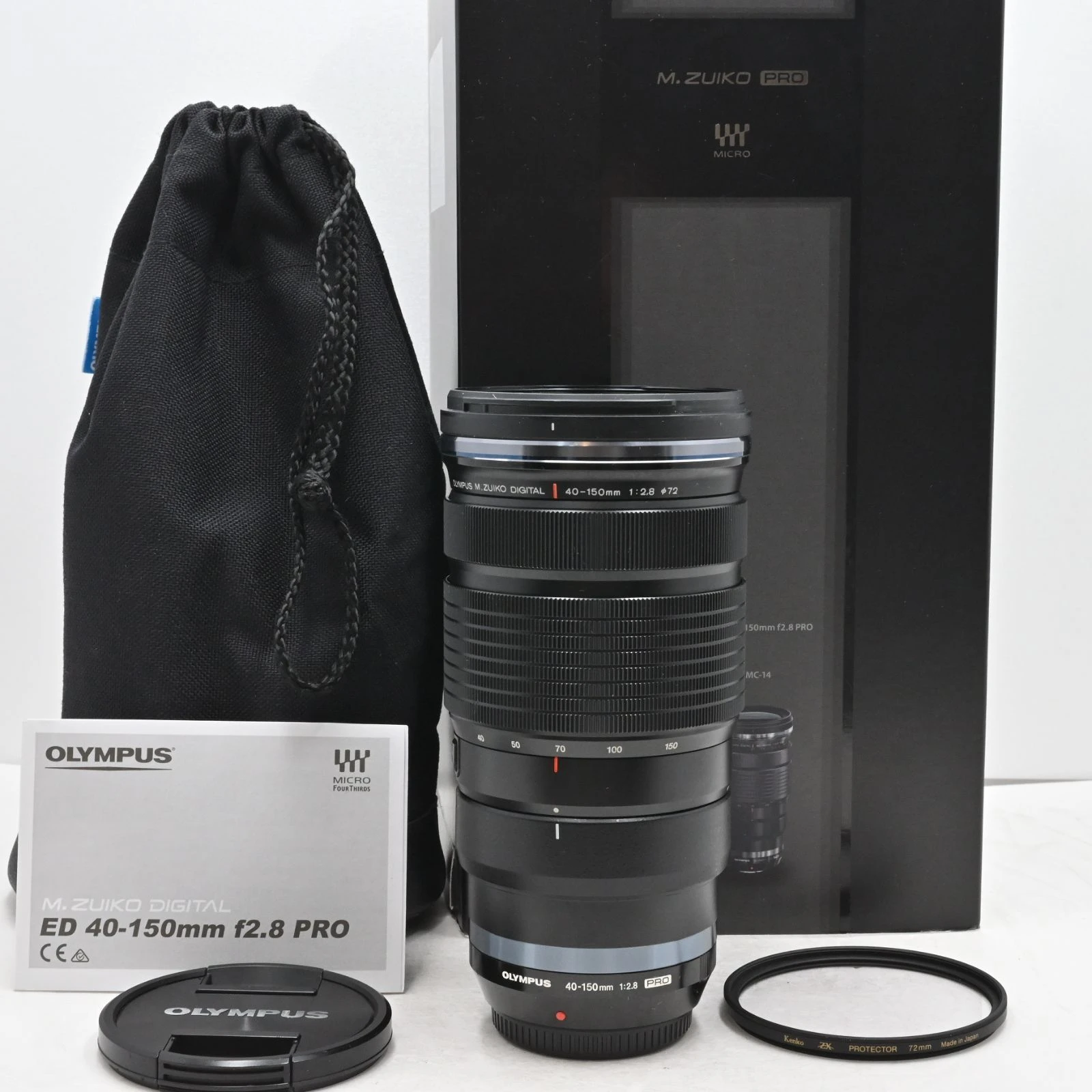 Ống kính OLYMPUS Micro Four Thirds ED 40-150mm F2.8 màu đen, chống bụi và chống nước bắn M.ZUIKO ED 40-150mm F2.8 PRO