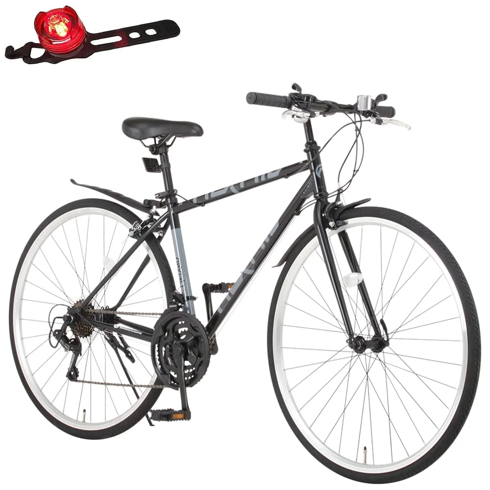 Xe đạp Cross Bike, bánh 700C (tương đương 27 inch), trang bị bộ chuyển số Shimano 21 tốc độ, phù hợp đi làm hoặc đi học
